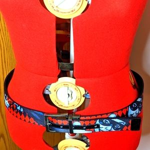 Harley Quinn fully reversible belt